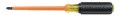 Klein Tools 603-4-INS Insulated Screwdriver with #2 Phillips tip and 4&amp;quot; shank-