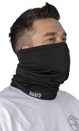 Klein Tools 60455 Neck and Face Warming Band, black-