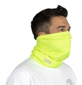 Klein Tools 60465 Neck and Face Cooling Band, high-visibility yellow-