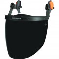 Klein Tools 60473 Face Shield, Safety Helmet and Cap-Style Hard Hat, Gray Tint-