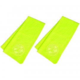 Klein Tools 60486 Cooling PVA Towel, high-visibility yellow, 2-pack-