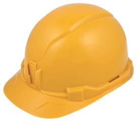 Klein Tools 60535 Hard Hat, Non-Vented, Cap Style, Yellow-