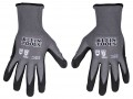 Klein Tools 60590 Knit Dipped Gloves, Cut Level A4, Touchscreen, X-Large, 2-Pair-