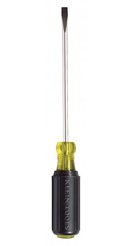 Klein Tools 605-8 Heavy Duty Screwdriver with 1/4&amp;quot; cabinet tip and 8&amp;quot; shank-
