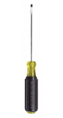 Klein Tools 607-3 Mini Screwdriver, 0.09" cabinet tip, 3"-