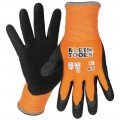 Klein Tools 60835 Winter Knit Dipped Gloves, Cut Level A1, Touchscreen, Medium-