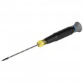 Klein Tools 6243 3/32-Inch Slotted Precision Screwdriver, 3-Inch Shank-