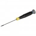 Klein Tools 6243 3/32-Inch Slotted Precision Screwdriver, 3-Inch Shank-