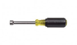 Klein Tools 630-10MM Cushion-Grip Nut Driver, 0.39", 3" shaft-