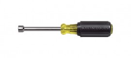 Klein Tools 630-9MM Cushion-Grip Stubby Nut Driver, 9 mm, 3" shaft-