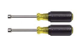 Klein Tools 630M Magnetic Hex Head Nut Drivers, 0.25 and 0.3125", 2-pack-