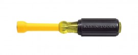 Klein Tools 640-3/16 Coated Nut Driver, 0.1875", 3" hollow shaft-