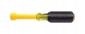 Klein Tools 640-3/16 Coated Nut Driver, 0.1875", 3" hollow shaft-