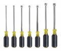 Klein Tools 647 Nut Driver Set with 6&amp;quot; shafts, 7 pieces-