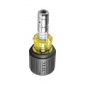 Klein Tools 65131 2-in-1 Hex Head Slide Drive Nut Driver, 1.5" shank, 0.25 and 0.3125"-