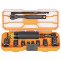 Klein Tools 65242 Flip-16 KNECT™ Ratcheting Impact Flip Socket Screwdriver Set-