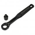 Klein Tools 65301ADP KNECT™ (S) Pass Through Ratchet and 1/4-Inch Drive Socket Adapter Set-