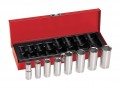 Klein Tools 65502 Deep Socket Wrench Set, 0.375" drive, 8 pieces-