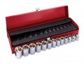 Klein Tools 65506 Metric Socket Wrench Set, 0.375" drive, 13 pieces-