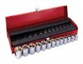 Klein Tools 65506 Metric Socket Wrench Set, 0.375" drive, 13 pieces-