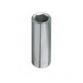 Klein Tools 65611 Deep 6-Point Socket, 0.28", 0.25" drive-