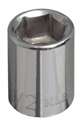 Klein Tools 65703 Standard 6-Point Socket, 0.5625", 0.375" drive-