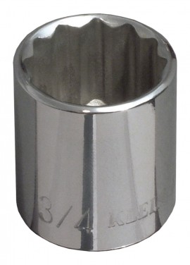 Klein Tools 65707 Standard 12-Point Socket, 13/16", 0.375" drive-
