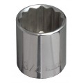 Klein Tools 65708 Standard 12-Point Socket, 0.875", 0.375" drive-