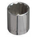 Klein Tools 65708 Standard 12-Point Socket, 0.875", 0.375" drive-