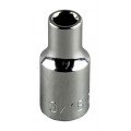 Klein Tools 65812 Standard 12-Point Socket, 1.25", 0.5" drive-