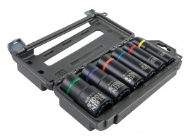 Klein Tools 66010 2-In-1 Impact Socket Set, 6 pieces-