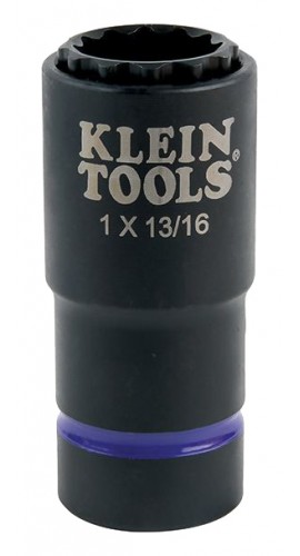 Klein Tools 66015 2-in-1 Impact Socket, 12-point, 1 and 13/16&amp;quot;-