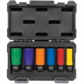 Klein Tools 66033 Coated Socket Set, 12-Point, 6-Piece-