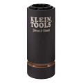 Klein Tools 66052E 2-in-1 Metric Impact Socket, 12-point, 24 x 19 mm-