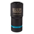 Klein Tools 66053E 2-in-1 Metric Impact Socket, 12-point, 30 x 22 mm-