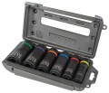 Klein Tools 66060 2-in-1 Impact Socket Set, 6-Point, 6-Piece-