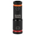 Klein Tools 66076 Flip Impact Socket, 9/16 and 1/2-Inch-