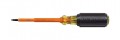 Klein Tools 661-4-INS Insulated Square-Tip Screwdriver, #1, 4" shank-