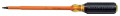 Klein Tools 661-7-INS Insulated Screwdriver with #1 square tip and 7&amp;quot; shank-