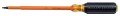 Klein Tools 661-7-INS Insulated Screwdriver with #1 square tip and 7&amp;quot; shank-