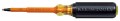 Klein Tools 662-4-INS Insulated Screwdriver with #2 square tip and 4&amp;quot; shank-