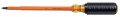 Klein Tools 662-7-INS Insulated Screwdriver with #2 square tip and 7&amp;quot; shank-