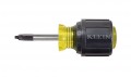 Klein Tools 668 #1 Square Recess Screwdriver, 1.5" shank, 3.44" L-