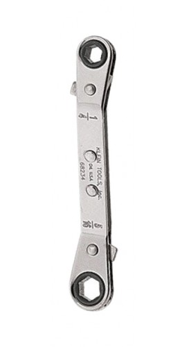 Klein Tools 68234 Reverse Ratcheting Box Wrench, 0.25 x 0.3125"-