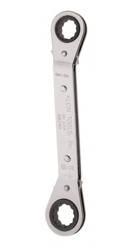 Klein Tools 68240 Reverse Ratcheting Box Wrench, 0.625 x 0.6875&quot;-