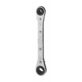 Klein Tools 68309 Ratcheting Refrigeration Wrench, 0.1875 and 0.25" square x 0.5 and 0.5625" hex-