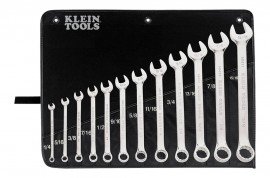 Klein Tools 68404 12-Piece Combination Wrench Set-