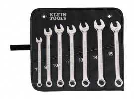 Klein Tools 68500 7-Piece Metric Combination Wrench Set-