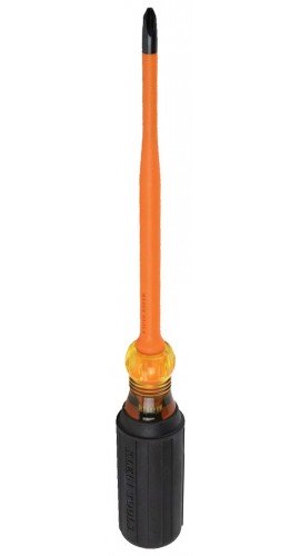Klein Tools 6936INS Slim-Tip 1000V Insulated Screwdriver, #2 Phillips, 6-Inch-