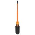 Klein Tools 6956INS Slim-Tip 1000V Insulated Screwdriver, #1 Phillips, 6-Inch-